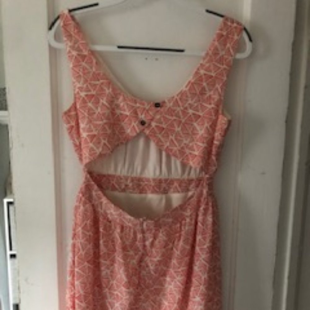 Annabella Red Print Dress